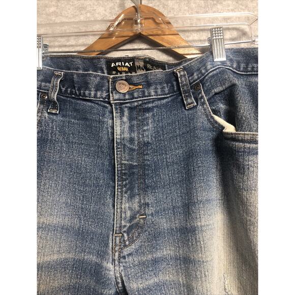 ARIAT Rebar M4 Relaxed Boot Jeans Mens Size 40x34 Workwear - Picture 7 of 16